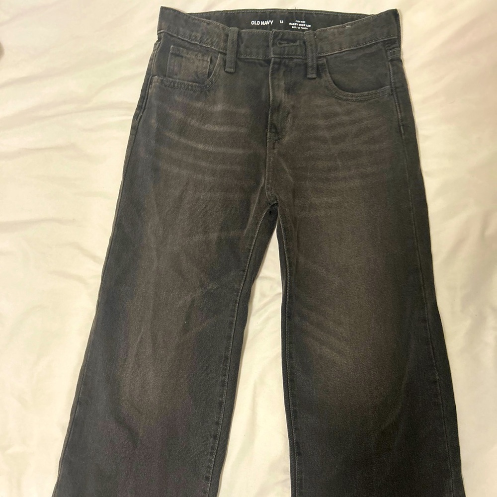 old navy, size 12, black color, wide style.